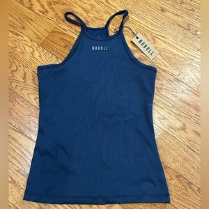 NWT Nobull high neck tank navy blue